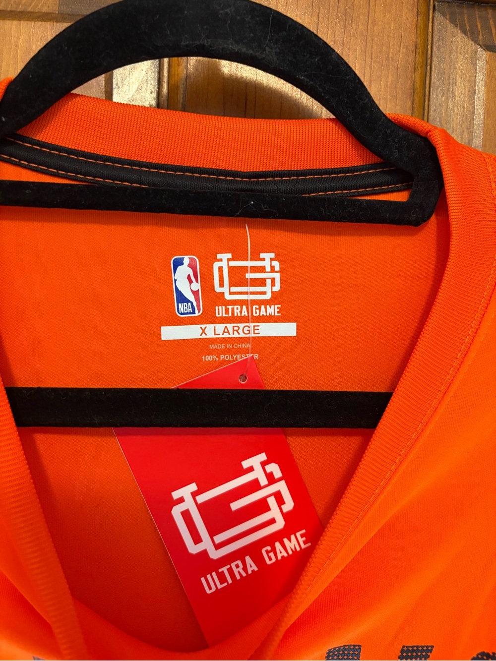 NBA NY Knicks Basketball Orange Long Sleeve Team Tee New with tags - Picture 3 of 7